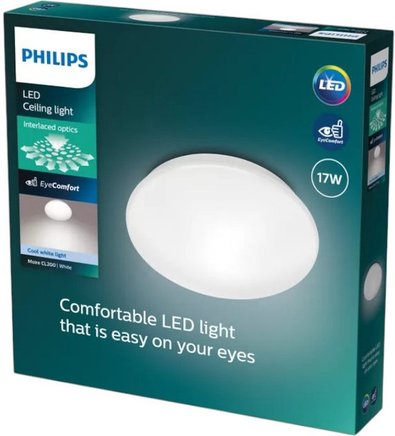 Lampa sufitowa Philips Moire 17 W - obraz 2