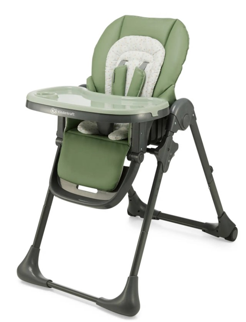 Krzesełko do karmienia Kinderkraft Tummie Green (KHTUMM00GRE0000) (5902533925032) - obraz 3