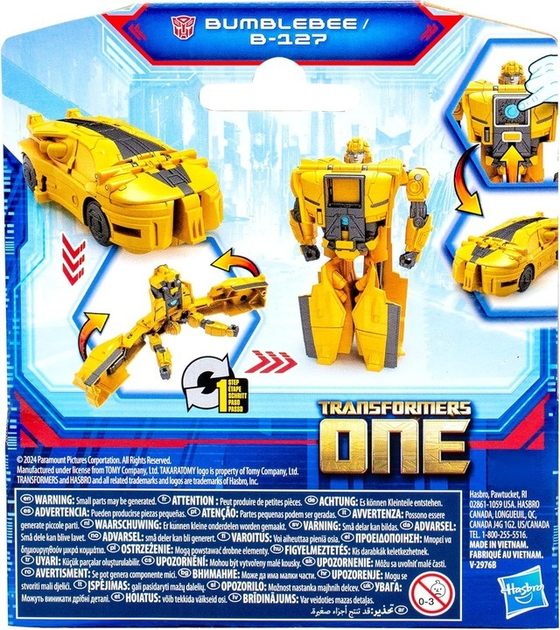 Transformer Hasbro Transformers One figurka Bumblebee/B-127 (F9202 F9383) (5010996194787) - obraz 4