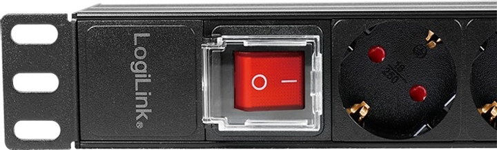 Мережевий фільтр Logilink 8 розеток 2 м Black (PDU8C01) - зображення 3