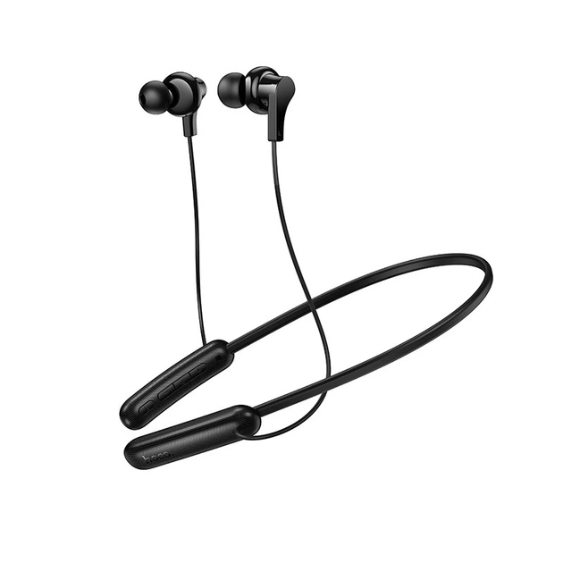 Беспроводные Bluetooth наушники HOCO ES75 BT5.4, IPX4, 30H для бега для спорта с шейной дужкой Black - Фото 1 Беспроводные Bluetooth наушники HOCO ES75 BT5.4, IPX4, 30H для бега для спорта с шейной дужкой Black - изображение 1