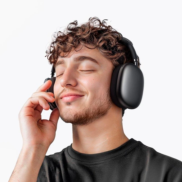 Беспроводные Bluetooth наушники с микрофоном BOROFONE BO35 Plus и активным шумоподавлением ANC, BT5.4. 400mAh, AUX, Type-C, до 45 часов работы Grey - Фото 2 Беспроводные Bluetooth наушники с микрофоном BOROFONE BO35 Plus и активным шумоподавлением ANC, BT5.4. 400mAh, AUX, Type-C, до 45 часов работы Grey - изображение 2