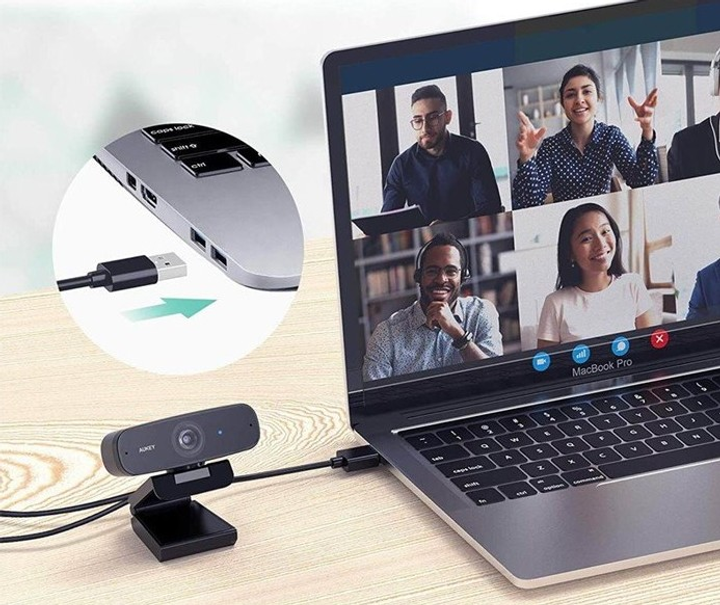 Веб-камера AUKEY PC-W3 Full HD (0850018950916) - зображення 7