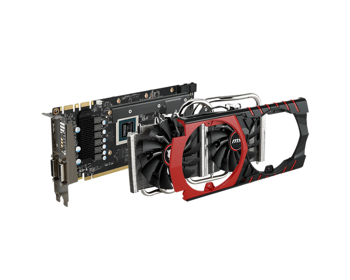 Видеокарта PCIe Nvidia GeForce GTX 970 4GB MSI GTX970 GAMING 4GB 1*HDMI 1*DP 2*DVI бу - Б/У - изображение 2