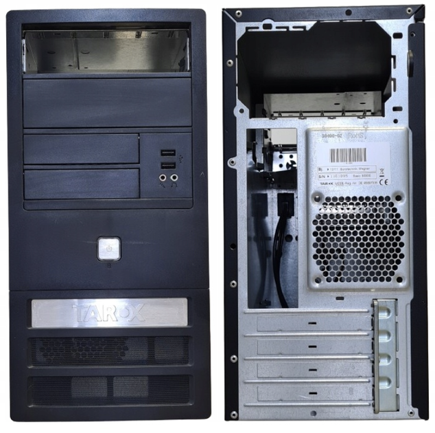 Корпус для ПК mATX Tarox Midi Tower 2xUSB 2.0 бу - Б/У - Фото 1 Корпус для ПК mATX Tarox Midi Tower 2xUSB 2.0 бу - Б/У - изображение 1