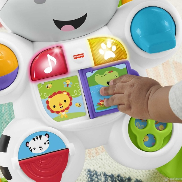 Chodzik Fisher-Price interaktywny Zebra (DLD80) (887961256406) - obraz 4