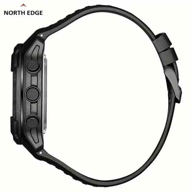 Тактичний чоловічий годинник North Edge Mars PRO (чорний) - зображення 4