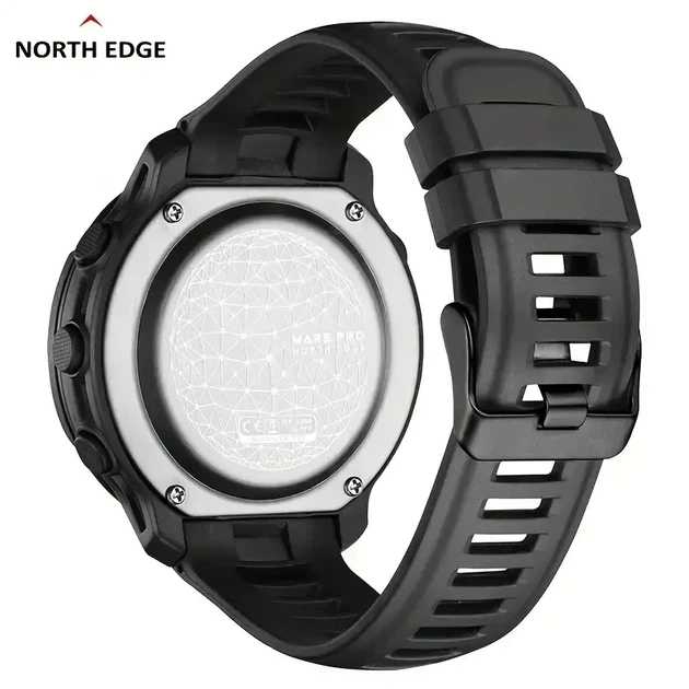Тактичний чоловічий годинник North Edge Mars PRO (чорний) - зображення 5