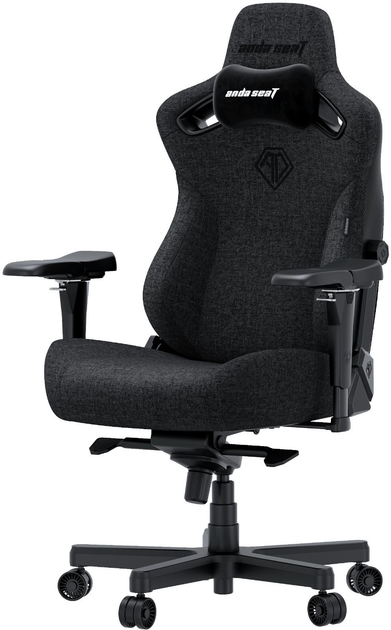 Fotel gamingowy Anda Seat Kaiser 3 Pro Size XL Fabric Dark Gray (6977890865658) - obraz 1