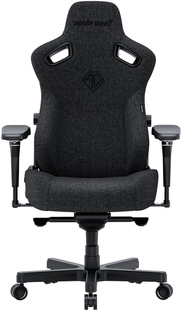 Fotel gamingowy Anda Seat Kaiser 3 Pro Size XL Fabric Dark Gray (6977890865658) - obraz 2