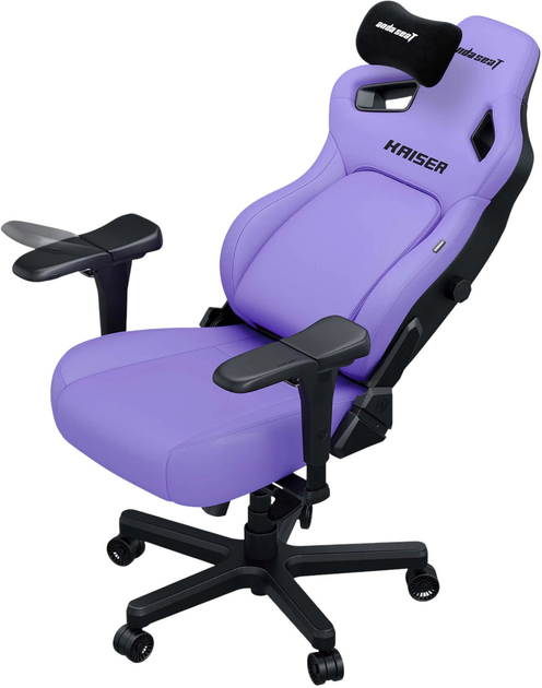 Fotel gamingowy Anda Seat Kaiser 4 L Purple (6972417138963) - obraz 3