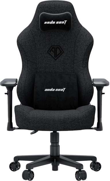 Fotel gamingowy Anda Seat Phantom 3 Pro Size L Fabric Dark Grey (6977890865726) - obraz 1
