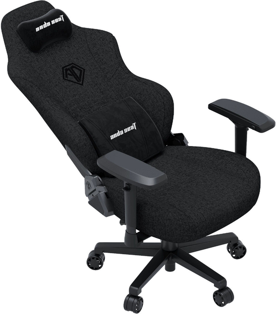 Fotel gamingowy Anda Seat Phantom 3 Pro Size L Fabric Dark Grey (6977890865726) - obraz 4