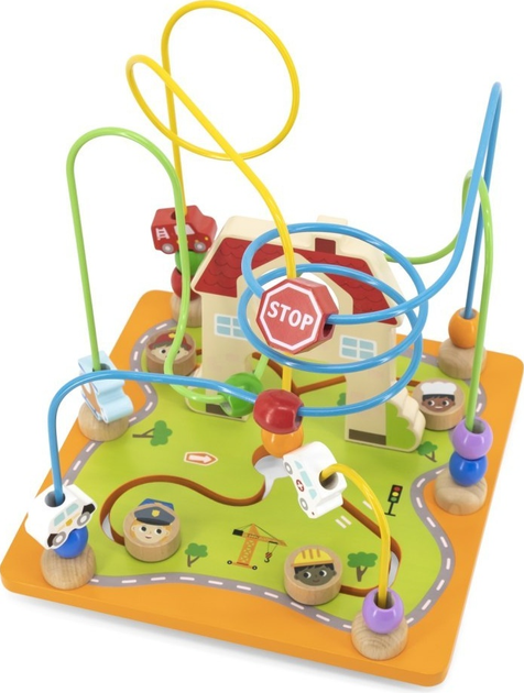 Дерев'яний бізікуб Viga Toys 5 в 1 (44591) - зображення 7