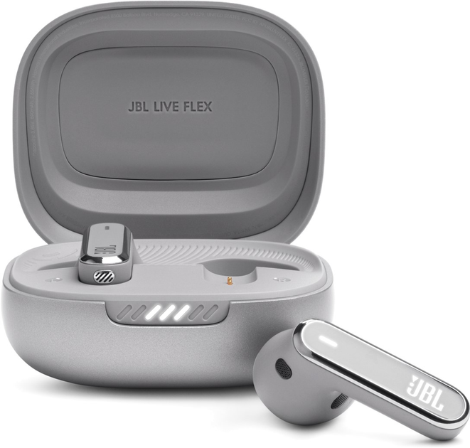 Słuchawki JBL Live Flex Silver (JBLLIVEFLEXSVR) - obraz 1