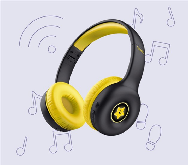 Słuchawki Trust Nouna Kids Wireless Black (TR25405) - obraz 8