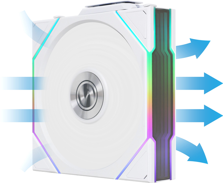 Вентилятор Lian Li Uni Fan TL Wireless 120-1 White (G99.12TL1W1W.00) - зображення 8