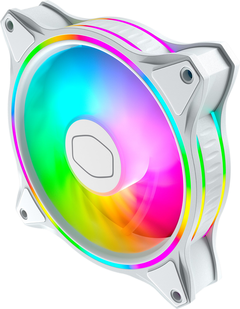 Набір вентиляторів Cooler Master MasterFan MF120 Halo 3in1 White Edition (MFL-B2DW-183PA-R1) - зображення 4