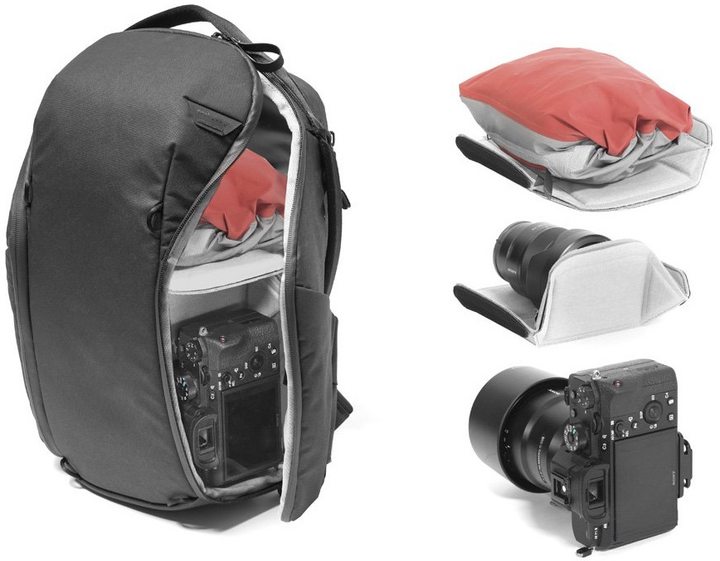 Plecak na laptopa Peak Design Everyday Backpack Zip 15L 13.3" Black (BEDBZ-15-BK-2) - obraz 6