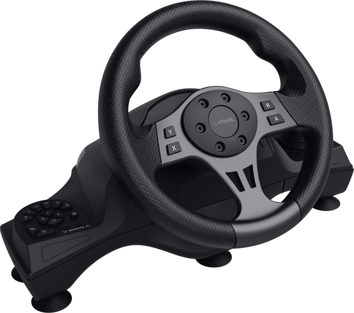 Дротове кермо Trust GXT 289 Movi Чорне (TR25122) - зображення 4
