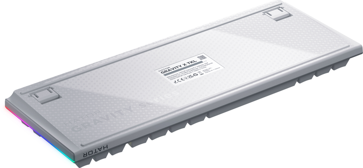 Клавіатура дротова Hator Gravity X TKL USB White (HTK551) - зображення 6