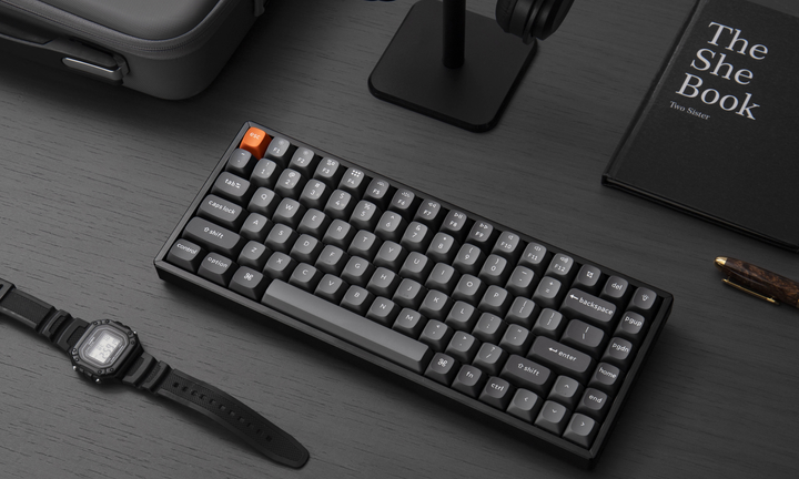 Klawiatura bezprzewodowa Keychron K2 Max K Super Brown QMK RGB Wireless/Bluetooth/USB Black (K2MJ3_KEYCHRON) - obraz 5
