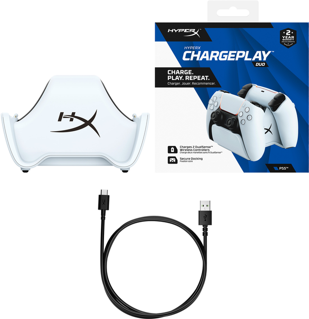 Stacja ładująca HyperX ChargePlay Duo - PS5 (51P68AA) - obraz 7