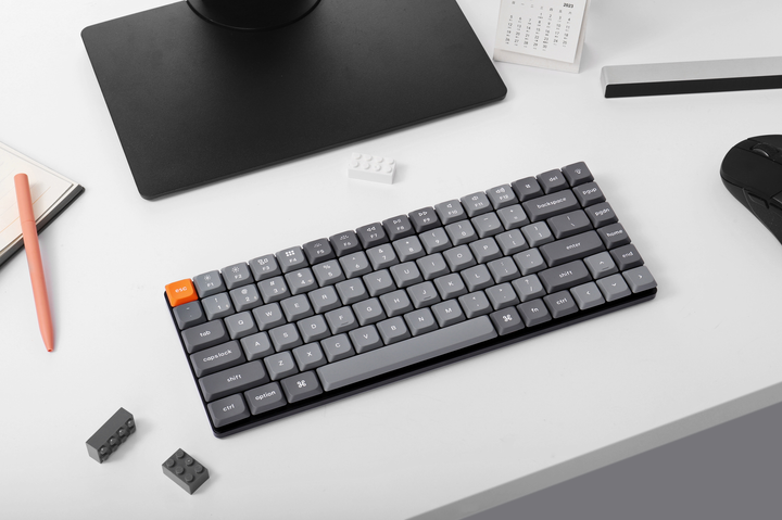 Klawiatura bezprzewodowa Keychron K3 Max Gateron MX 2.0 Red QMK White Led Wireless/Bluetooth/USB Black (K3MA1_KEYCHRON) - obraz 4