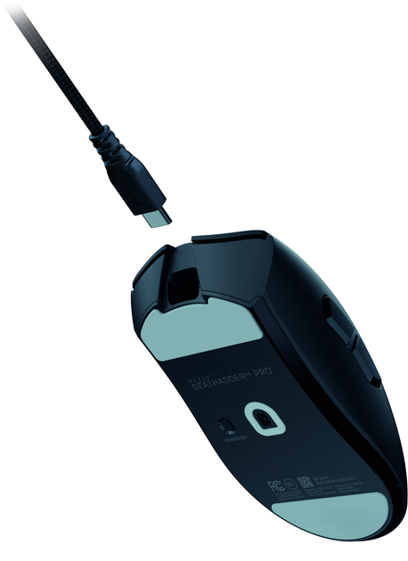 Mysz Razer DeathAdder V4 PRO Wireless/USB Black (RZ01-05330100-R3G1) - obraz 6