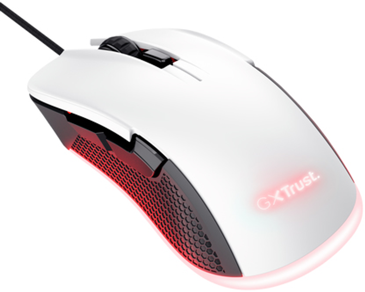 Mysz Trust GXT922W Ybar Gaming Mouse Eco USB Black-White (TR24730) - obraz 3