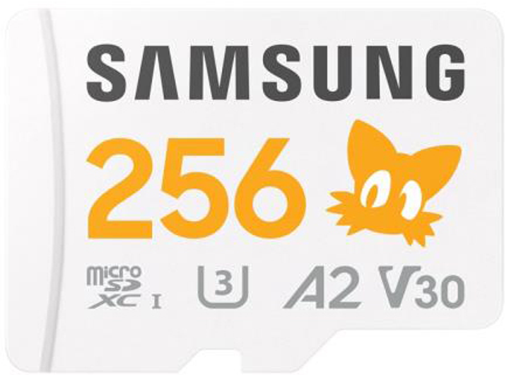 Карта пам’яті Samsung Pro Plus Sonic the Hedgehog microSDXC 256GB Class 10 UHS-I U3 A2 + SD-адаптер (MB-MD256SA/LC1) - зображення 3