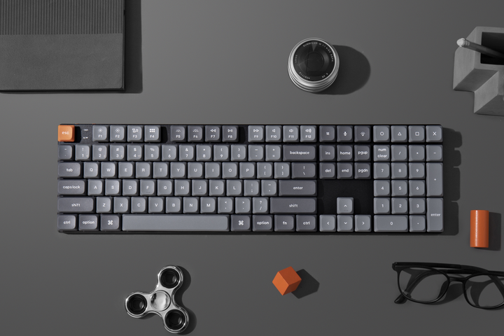 Klawiatura bezprzewodowa Keychron K5 Max Gateron MX 2.0 Brown QMK RGB Wireless/Bluetooth/USB Black (K5MH3_KEYCHRON) - obraz 7
