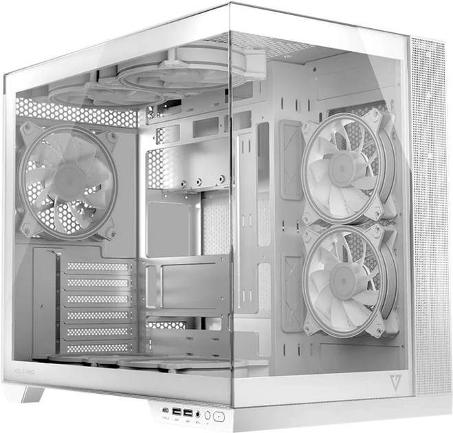 Корпус Modecom Volcano Panorama Apex ARGB 5F Midi White (AT-PANORAMA-5F-ARGB-20-00) - зображення 11