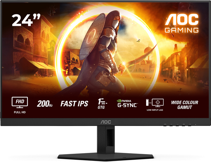 Monitor 23.8" AOC 24G4HRE - obraz 1