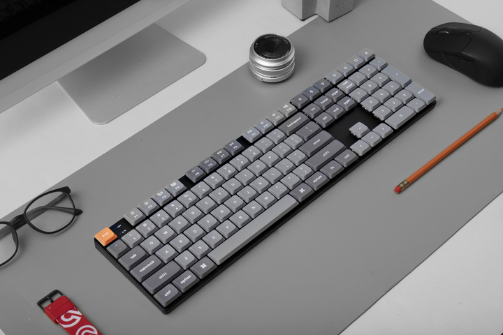 Klawiatura bezprzewodowa Keychron K5 Max Gateron MX 2.0 Red QMK RGB Wireless/Bluetooth/USB Black (K5MH1_KEYCHRON) - obraz 12