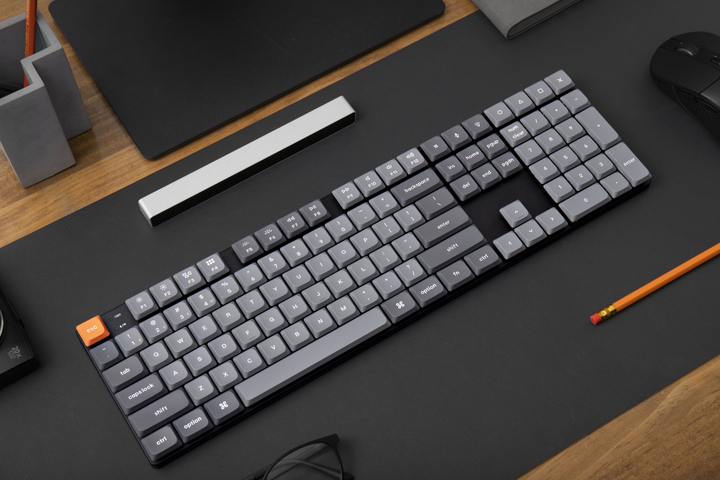 Klawiatura bezprzewodowa Keychron K5 Max Gateron MX 2.0 Brown QMK RGB Wireless/Bluetooth/USB Black (K5MH3_KEYCHRON) - obraz 14
