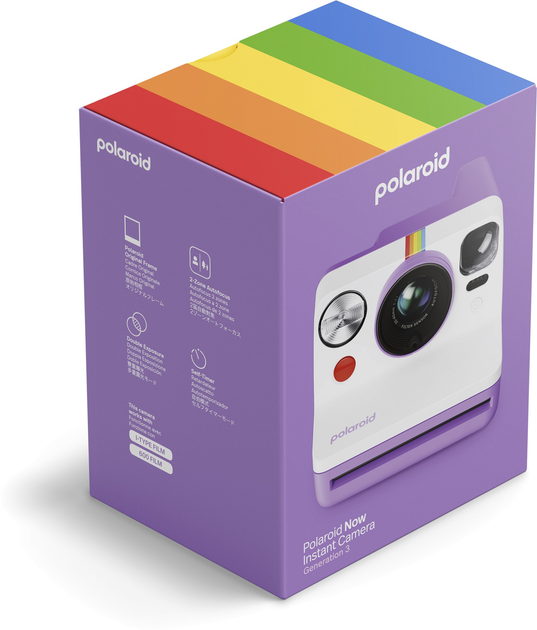 Aparat natychmiastowy Polaroid Now Generation 3 Purple (009159) - obraz 8