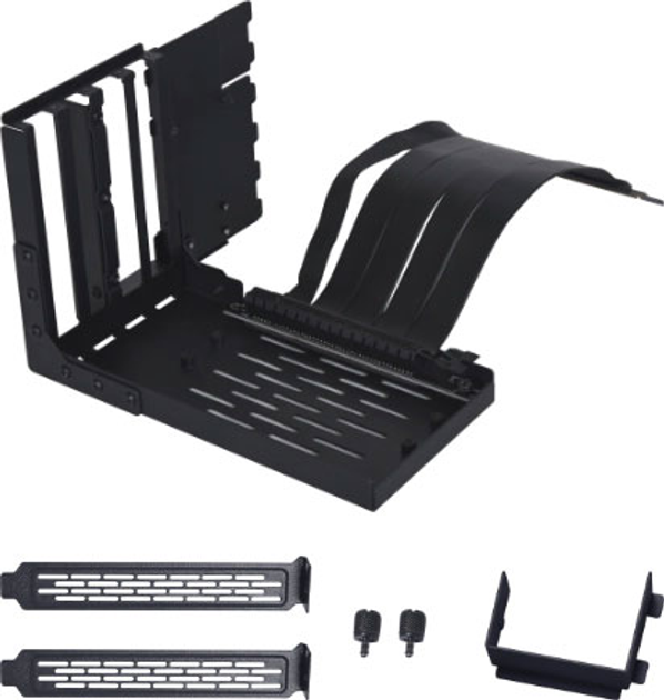 Stojak do pionowego montażu karty graficznej Lian Li Vertical GPU Bracket Kit Black (G89.VG4-4-V2X.00) - obraz 2