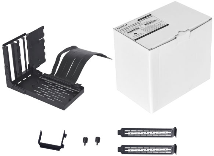 Stojak do pionowego montażu karty graficznej Lian Li Vertical GPU Bracket Kit Black (G89.VG4-4-V2X.00) - obraz 3