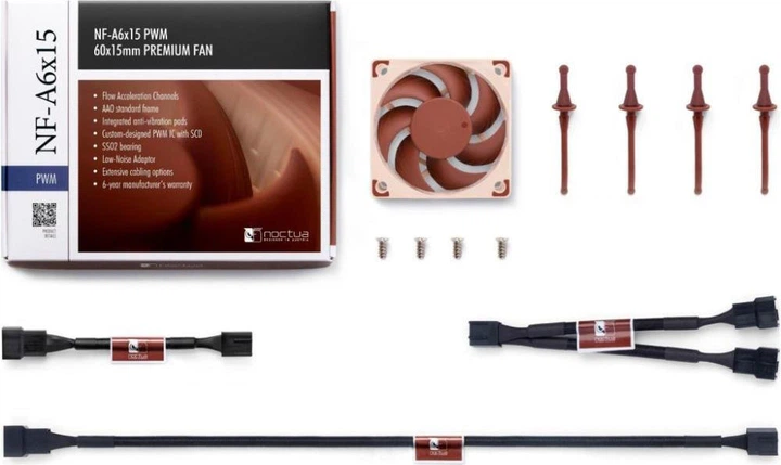 Вентилятор Noctua NF-A6x15 PWM - изображение 2