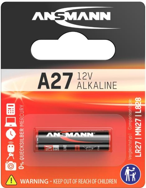 Bateria Ansmann A 27 (1516-0001) - obraz 1