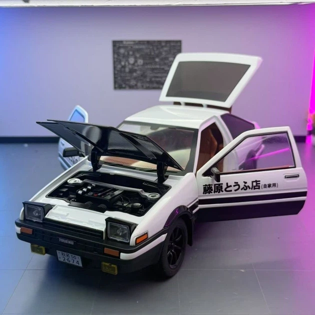 Модель 1:24 Initial D AE86 Trueno Fujiwara Takumi | металлическая