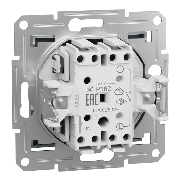 Выключатель одноклавишный Schneider Electric Asfora алюминий EPH0100161 - Фото 7 Выключатель одноклавишный Schneider Electric Asfora алюминий EPH0100161 - изображение 7
