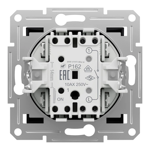 Выключатель одноклавишный Schneider Electric Asfora антрацит EPH0100171 - Фото 7 Выключатель одноклавишный Schneider Electric Asfora антрацит EPH0100171 - изображение 7