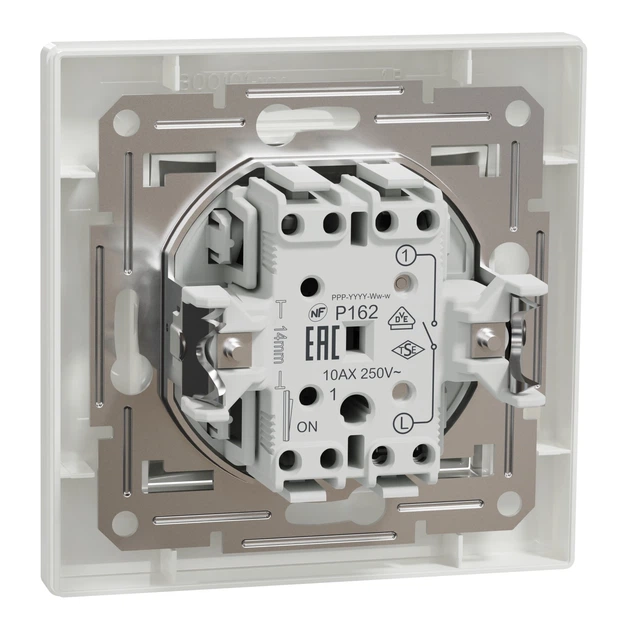 Выключатель одноклавишный Schneider Electric Asfora белый EPH0100121 - изображение 5