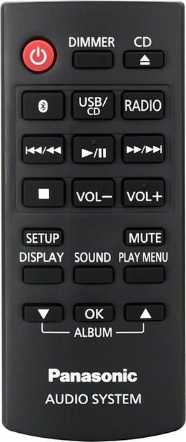 Mikrowieża Panasonic SC-PM250EE-K Czarna - obraz 4