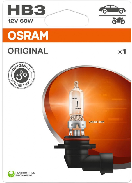 Żarówka samochodowa Osram Original HB3 60 W 12 V (9005-1BL) - obraz 2