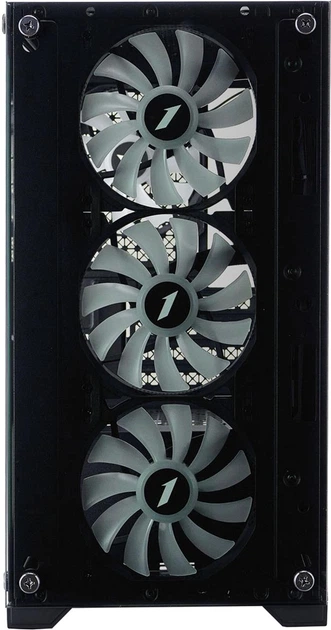 Корпус 1stPlayer X2-M-BK-4F7 Black з 4 ARGB вентиляторами - зображення 5