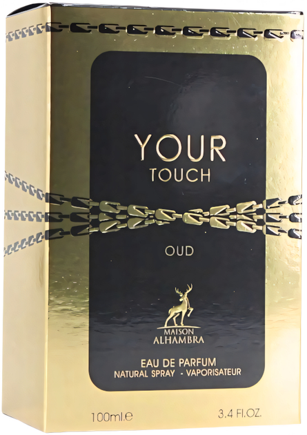 Парфумована вода унісекс Maison Alhambra Your Touch Oud 100 мл (6290362341000) - зображення 3