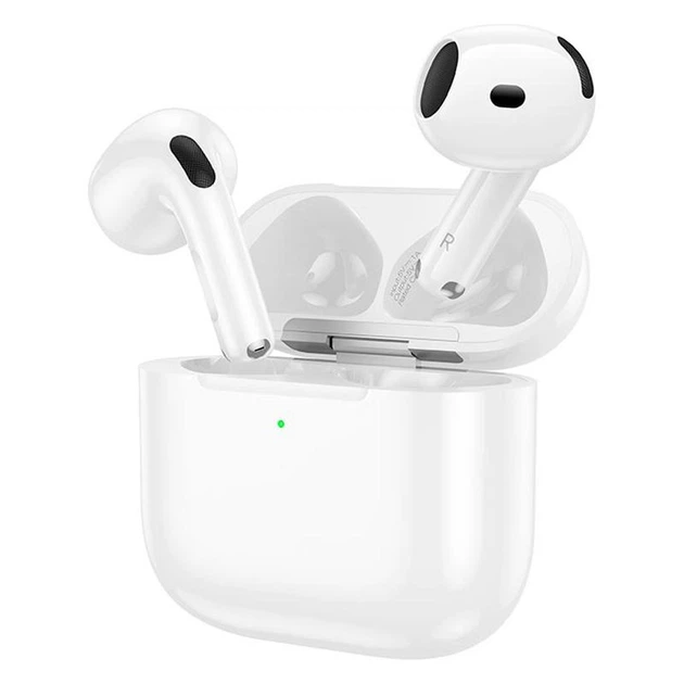 Беспроводные Bluetooth наушники с микрофоном HOCO EW83 Гарнитура TWS наушники BT5.4, 30/300mAh, Type-C, до 4 часов работы White - Фото 2 Беспроводные Bluetooth наушники с микрофоном HOCO EW83 Гарнитура TWS наушники BT5.4, 30/300mAh, Type-C, до 4 часов работы White - изображение 2